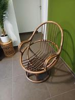 Bamboe stoel in perfecte staat, Huis en Inrichting, Stoelen, Ophalen, Zo goed als nieuw, Bruin, Eén