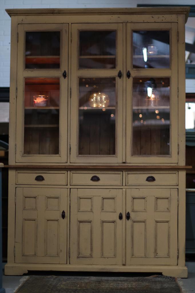 Buffetkast *cottage* landelijk vintage, Huis en Inrichting, Kasten | Vitrinekasten, Zo goed als nieuw, 200 cm of meer, 100 tot 150 cm