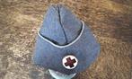 OUDE DUITSE MILITAIRE PET RODE KRUIS, Ophalen of Verzenden, Overige soorten, Helm of Baret