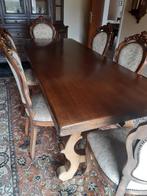 Tafel 2m20 met 6 stoeken, Ophalen