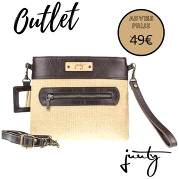 Clover Cross-body – Handtas – Van Jute Gemaakt - Clutch beschikbaar voor biedingen