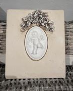 Kunst , engel - steen en kalk , 2 stuks, Enlèvement