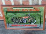 Vintage spiegel Harley Davidson, Antiek en Kunst, Ophalen of Verzenden, Rechthoekig, Minder dan 50 cm, Minder dan 100 cm