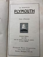 Plymouth 1930, Enlèvement ou Envoi