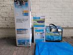 intex zwambad met warmtepomp instalatie+ accessoires, Ophalen, Minder dan 80 cm, Rond, 300 cm of meer