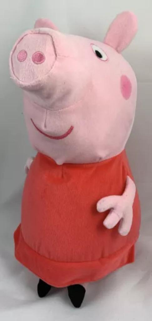 Peppa Pig XXL pluche knuffel pop 45cm Sambro, Kinderen en Baby's, Speelgoed | Knuffels en Pluche, Zo goed als nieuw, Verzenden