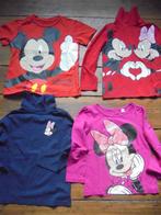 6 T-shirt/col roulé Mickey & Minnie Mousse 104-116, Garçon ou Fille, Chemise ou À manches longues, Utilisé, Disney
