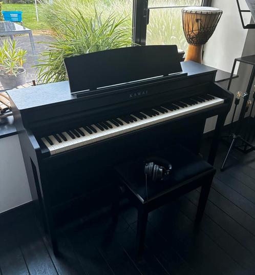 Digitale piano “Kawai CA-49 B” + accessoires, Musique & Instruments, Pianos, Neuf, Piano, Noir, Digital, Enlèvement