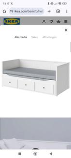 Hemnes Ikea bedbank + 2 Hovag matrassen 80x200, Huis en Inrichting, Slaapkamer | Bedden, Ophalen, Zo goed als nieuw