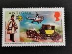 Antigua 1974 - helicopter en koets met paarden **, Postzegels en Munten, Ophalen of Verzenden, Midden-Amerika, Postfris