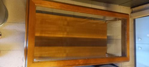 Salontafel in kerselaar, Huis en Inrichting, Tafels | Salontafels, Gebruikt, Minder dan 50 cm, 50 tot 100 cm, 100 tot 150 cm, Rechthoekig