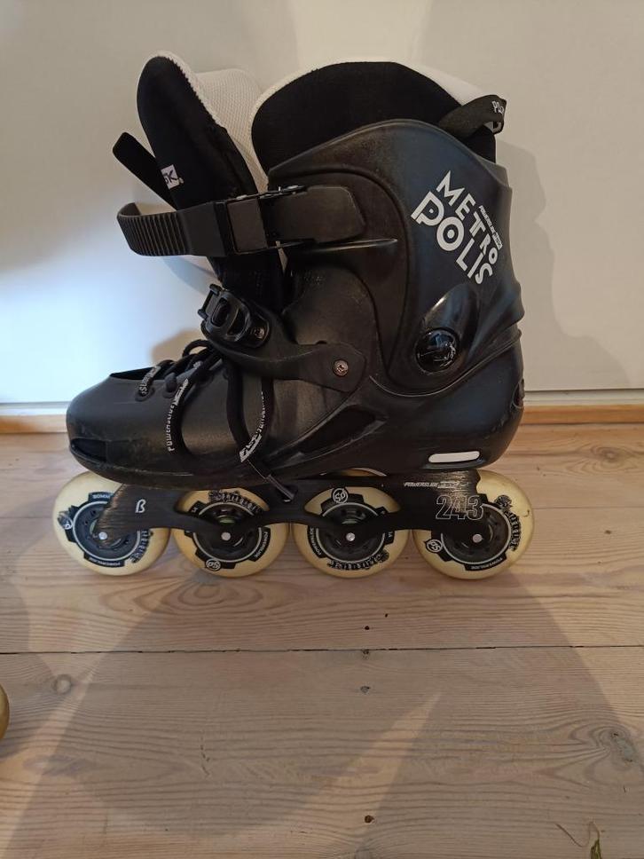 Inline skate MetroPolis 243, Sport en Fitness, Skeelers, Gebruikt, Inline skates 4 wielen, Powerslide, Dames, Heren, Kinderen