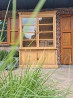 Eiken buffetkast/vitrinekast GRATIS LEVERING, Ophalen of Verzenden, Zo goed als nieuw