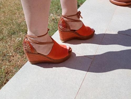 De trend van 2025, Kleding | Dames, Schoenen, Nieuw, Espadrilles, Oranje, Ophalen of Verzenden
