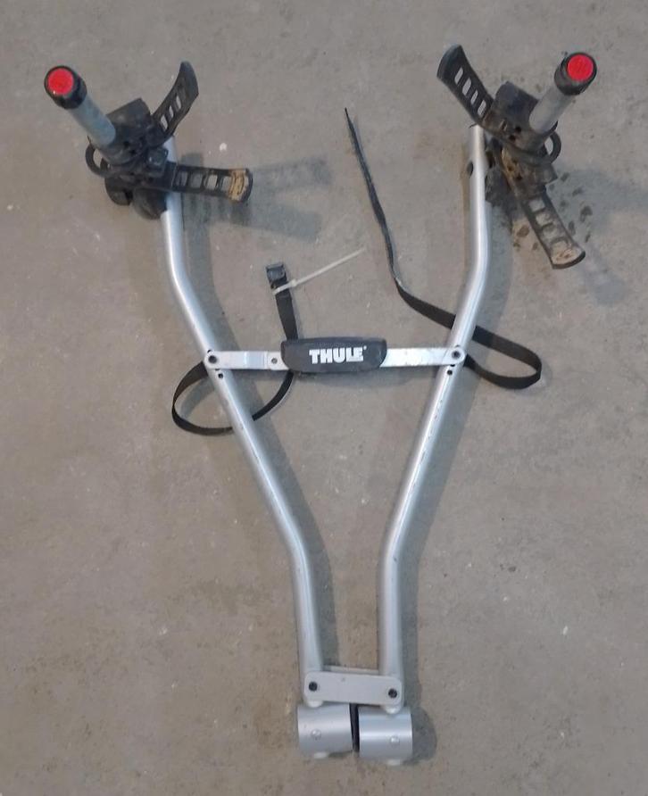 PORTE VELO THULE, Autos : Divers, Porte-vélos, Utilisé, Support d'attelage, 2 vélos, Pneus larges, Enlèvement