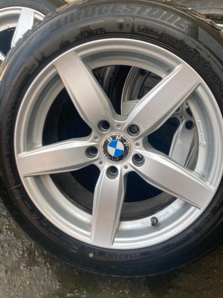 Set bmw velgen met winterbanden Bridgestone blizzak, Auto-onderdelen, Banden en Velgen, Band(en), Winterbanden, 17 inch, 225 mm