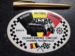 Sticker Belgische Rallycross Duivelsberg Circuit Opgrimbie, Verzamelen, Ophalen of Verzenden