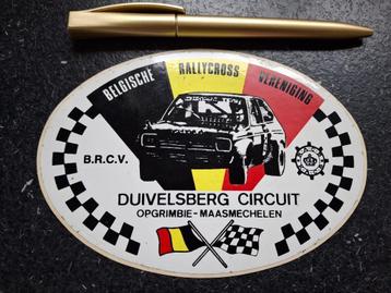 Autocollant Rallycross belge Duivelsberg Circuit Opgrimbie, Enlèvement ou Envoi