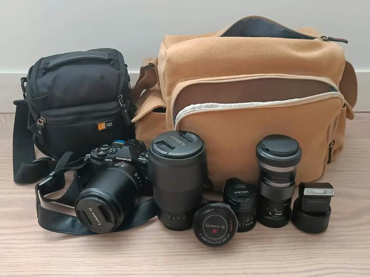 Olympus OmD EM5II en lenzen te koop, Audio, Tv en Foto, Foto | Lenzen en Objectieven, Zo goed als nieuw, Overige typen, Zoom, Ophalen