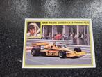 Sticker Panini Formule 1 Jean-Pierre Jarier ATS Penske PC4, Verzamelen, Ophalen of Verzenden, Zo goed als nieuw, Auto of Motor