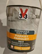 Hardwaxolie parket gerookte eik: +/- 1 liter, Bricolage & Construction, Peinture, Vernis & Laque, Moins de 5 litres, Enlèvement