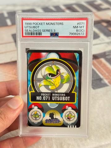 1998 Pokemon POCKET MONSTERS UTSUBOT SEALDASS psa-8 Zeldzaam beschikbaar voor biedingen