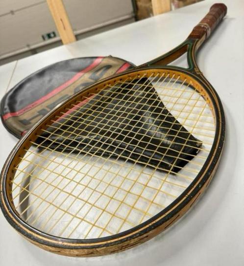 Raquette tennis 4 1/2 Prince Woodie graphite + housse L4, Sports & Fitness, Tennis, Comme neuf, Raquette, Prince, L4, Enlèvement ou Envoi