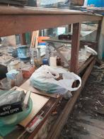 Grote eiken winkeltoog te restaureren, Enlèvement