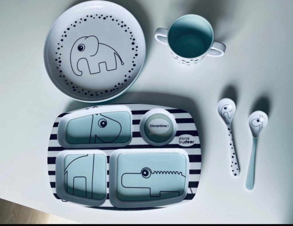 Vaisselles bébé enfant, Service complet, Comme neuf, Enlèvement, Autres matériaux