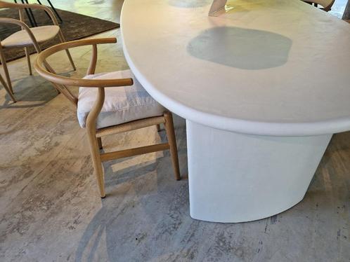 Hans Wagner CH24 Wishbone Chair , set van 6, Huis en Inrichting, Stoelen, Nieuw, Vijf, Zes of meer stoelen, Hout, Stof, Ophalen