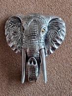 Grote zilveren(925) olifant hanger, Handtassen en Accessoires, Broches, Verzenden