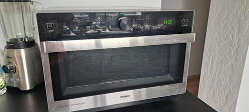 Whirlpool magnetron/combi-oven, Elektronische apparatuur, Microgolfovens, Zo goed als nieuw, Tussenbouw, Combi-microgolfoven, 45 tot 60 cm