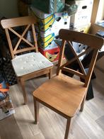 Stoelen 2 x, Ophalen, Gebruikt, Hout, Twee
