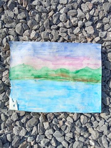 kunst landschapschilderij beschikbaar voor biedingen
