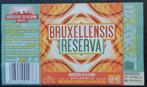 Étiquette de bière Bruxellensis Reserva Br. De La Senne 11o0, Envoi, Utilisé
