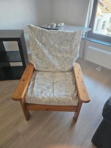 Fauteuil 1 personne bois plein (pas Ikea ,) beschikbaar voor biedingen