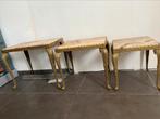 set bijzettafels marmer v, Antiek en Kunst, Ophalen