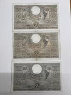 3x 100 francs/20 belgas, Ophalen of Verzenden, Bankbiljetten