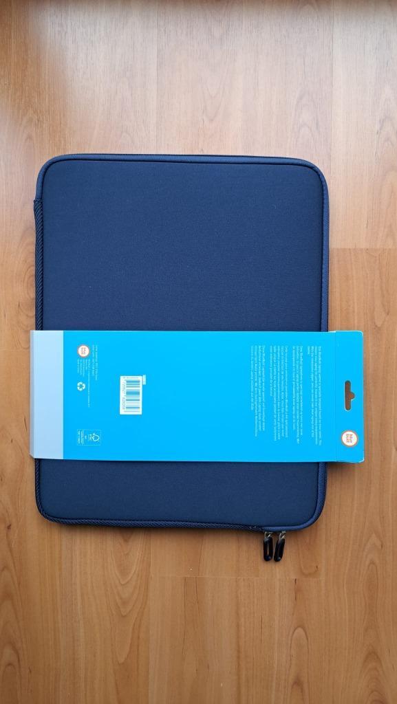 BlueBuilt Laptophoes – Blauw – Nieuw, Computers en Software, Laptophoezen, Nieuw, 16 inch, Ophalen of Verzenden