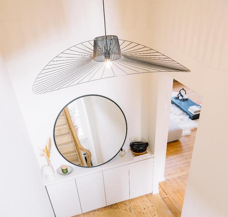Petite Friture Vertigo lamp Zwart 1m40, Huis en Inrichting, Lampen | Hanglampen, Zo goed als nieuw, Ophalen