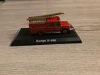 Miniatuur brandweerwagen Dodge D-500 (Schaal 1/72), Hobby en Vrije tijd, Ophalen of Verzenden, Gebruikt, Bus of Vrachtwagen