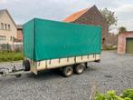 Zeer grote geremde aanhangwagen met huif, Ophalen, Gebruikt