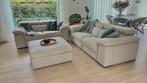 Zetel 3 + 2 zit natuzzi met 2x relax en poef, Huis en Inrichting, Ophalen, Zo goed als nieuw, Stof