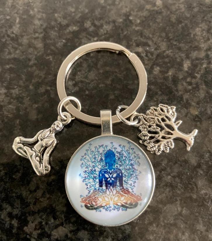 BOEDDHISTISCHE SLEUTELHANGER 6 cm NIEUW, Verzamelen, Sleutelhangers, Nieuw, Overige typen, Ophalen of Verzenden