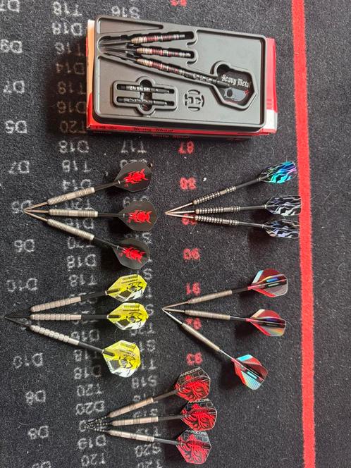 Verschillende setjes, Sport en Fitness, Darts, Zo goed als nieuw, Pijlen, Ophalen