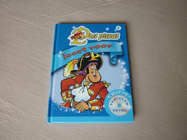 Piet Piraat leest voor + Vertel-cd - Studio 100, Boeken, Kinderboeken | Kleuters, Zo goed als nieuw, Fictie algemeen, 4 jaar, Jongen of Meisje