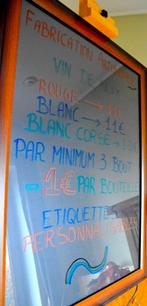 Tableau d’affichage LED + Grand chevalet + Petit chevalet, Ophalen, Gebruikt, Prikbord