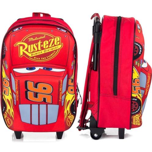 Disney Cars 3D Trolley Rugzak - Lightning McQueen - Rood, Bijoux, Sacs & Beauté, Sacs | Sacs de voyage & Petits Sacs de voyage