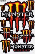 Monster Energy Orange stickerset stickervel stickers, Motoren