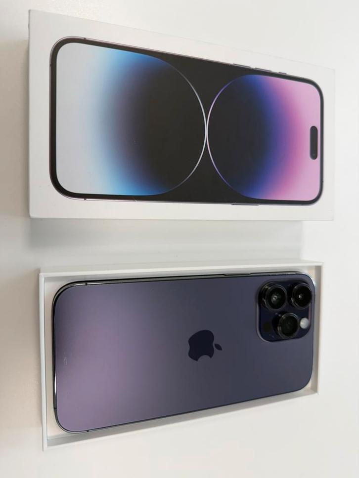 14 Pro Max 1TB deep purple refurbished Nieuw scherm batterij, Telecommunicatie, Mobiele telefoons | Apple iPhone, Zo goed als nieuw
